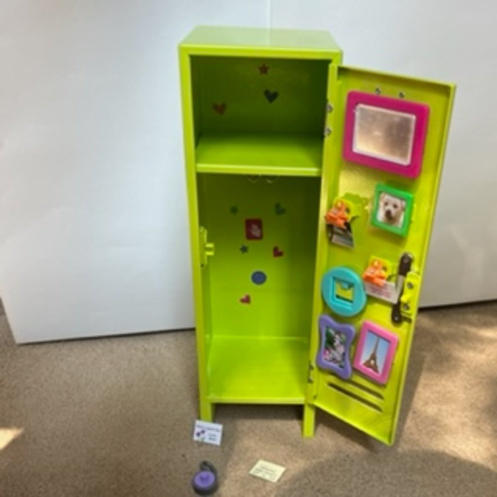 American Girl Doll School Locker Set